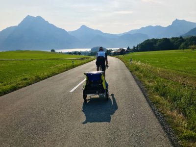 Bike packing with kids